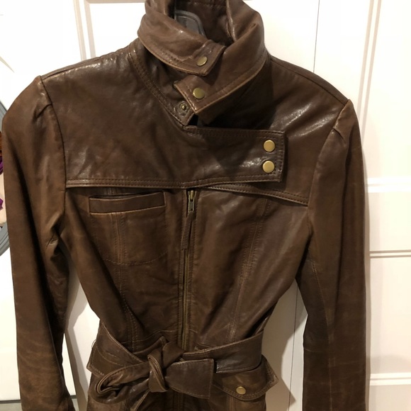 Tristan leather coat size xs - Picture 2 of 5